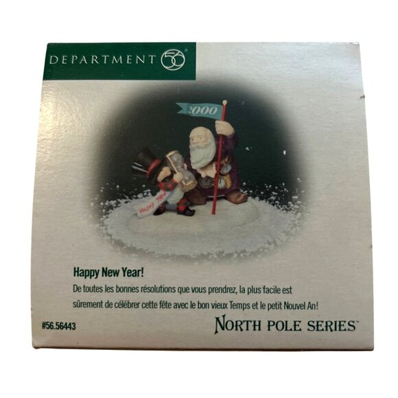 Department 56, North Pole Series "Happy New Year‎ 2000"  - Vintage - Picture 7 of 10